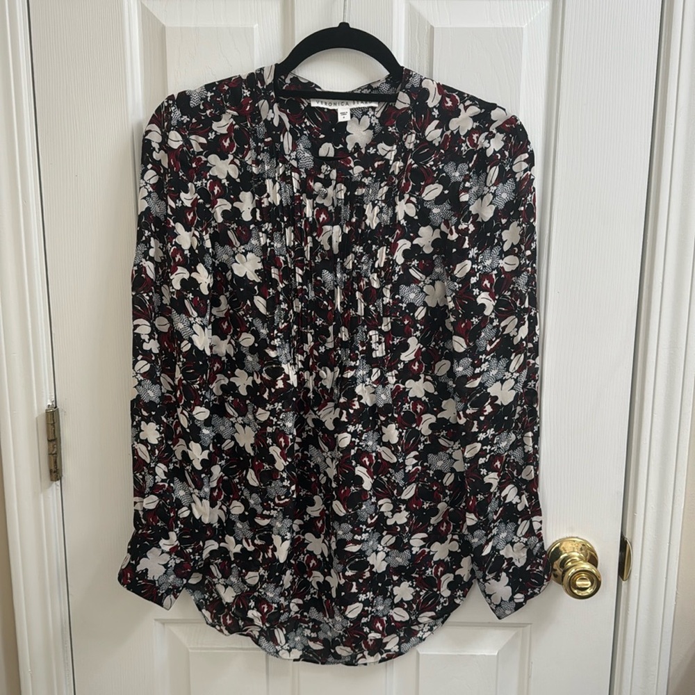 Veronica Beard silk blouse, size 8